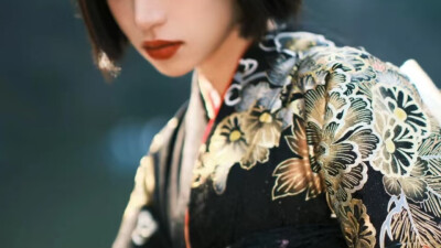 日式和服女部素材橙光
