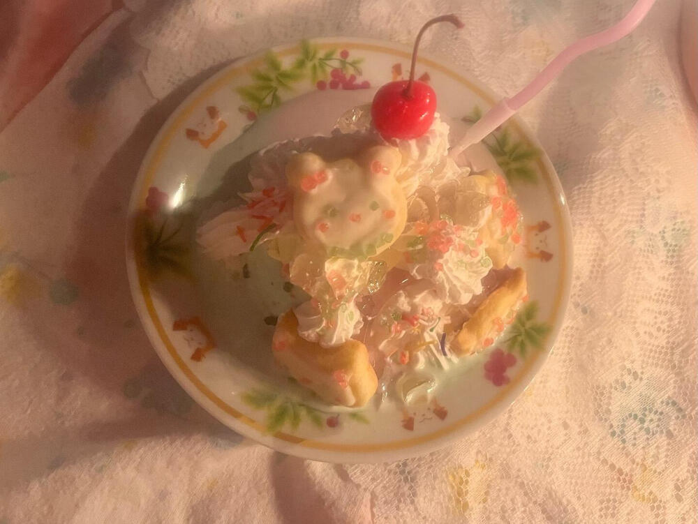 可爱的甜品蛋糕