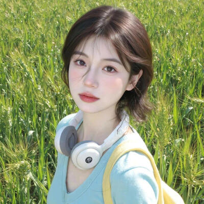 绿色系女头 真人女头