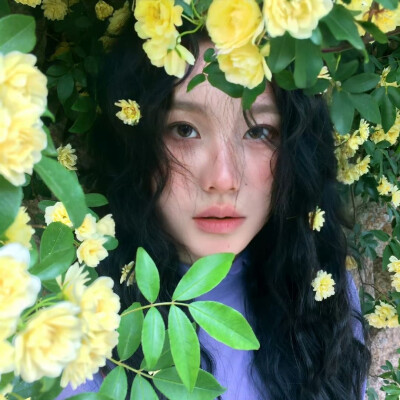 绿色系女头 真人女头