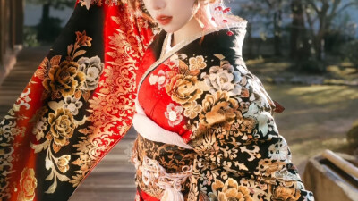 日式和服女部素材