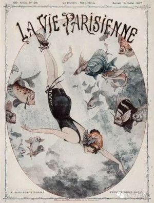 La Vie Parisienne—1863年创刊的《巴黎生活》时尚杂志封面大赏