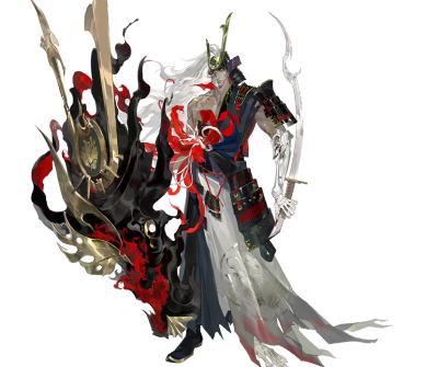 荒骷髅（cv：崛内贤雄/刘英杰）
守诺可靠的骷髅将军，霸气野性但并不张扬，更像是厚重的山峦，见惯生死的内心仍有可贵热血。
生前是平将门最信任得力的大将，为平氏征战四方，号称「平氏的铁壁」。在生死一线的行军…