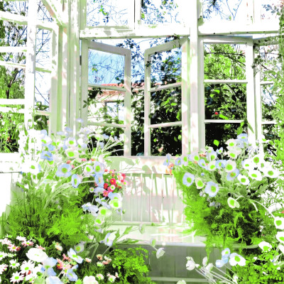 花应自由且热烈地盛放