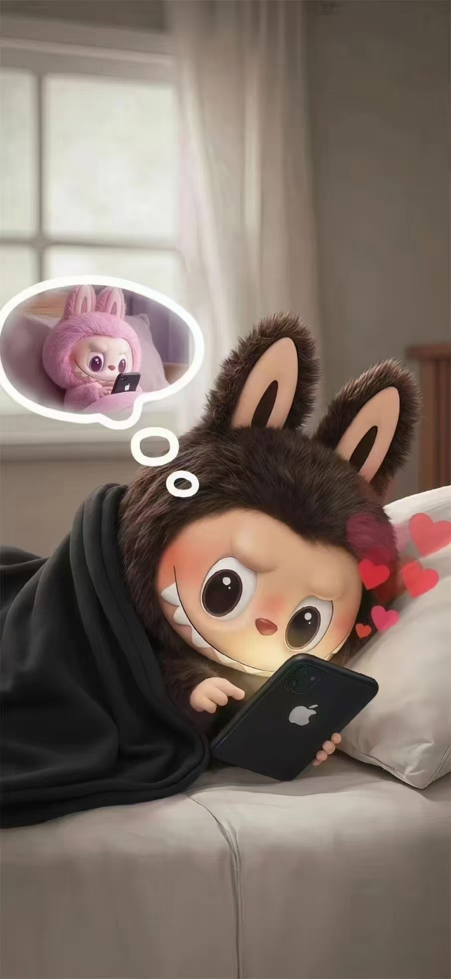 情侣✏️纸labubu