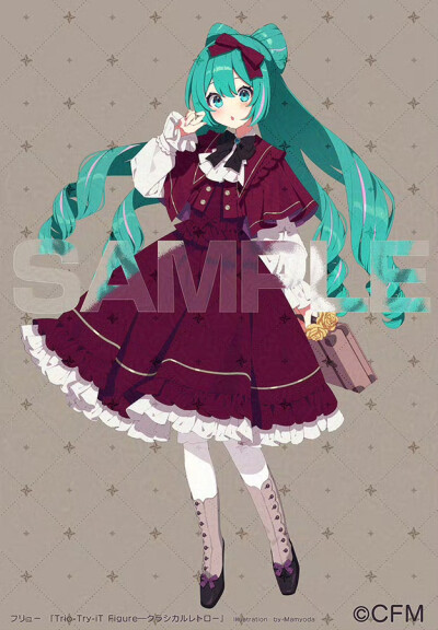 furyu 初音未来 × 間明田插图 