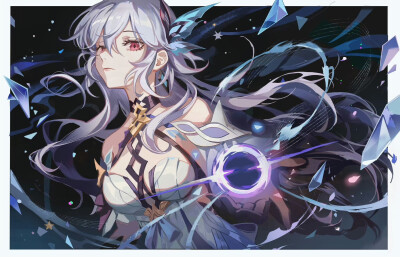 丝柯克 来源@原神日常君
画师 X：zerotabi1210