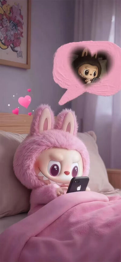 情侣✏️纸labubu