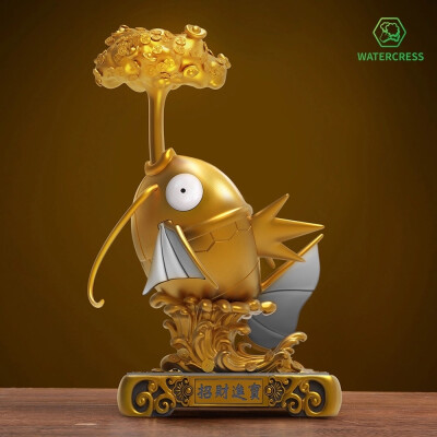 招财鲤鱼王手办摆件