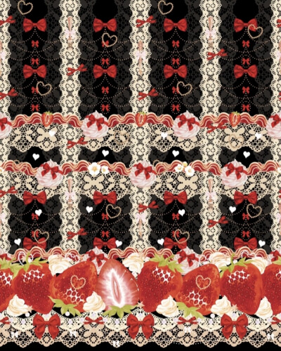 Lolita 草莓柄图
画师：- Tusao-