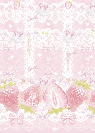 Lolita 草莓柄图
画师：- Tusao-