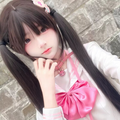 粉色系真人女头