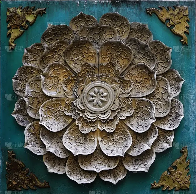 中式首饰 花与饰