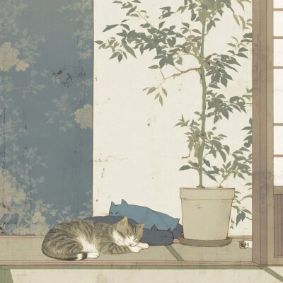 猫咪 浮世绘