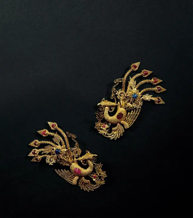 中式首饰 花与饰