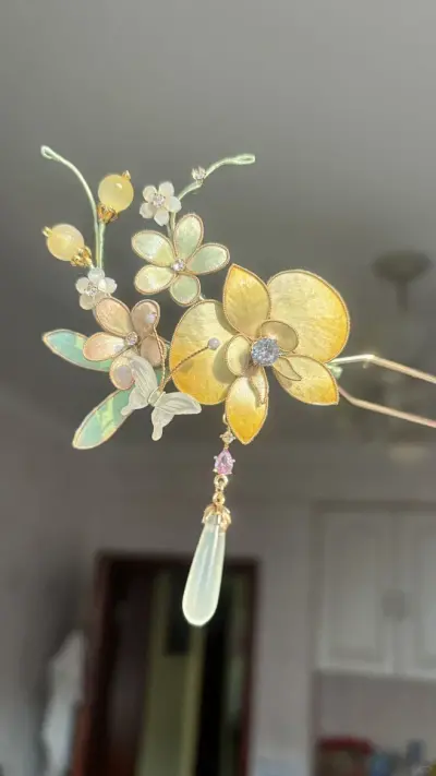 中式首饰 花与饰