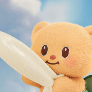 可爱的黄油小熊表情包来咯