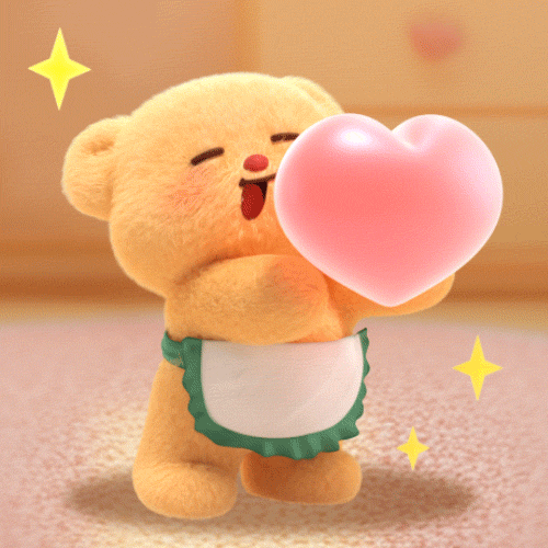 可爱的黄油小熊表情包来咯