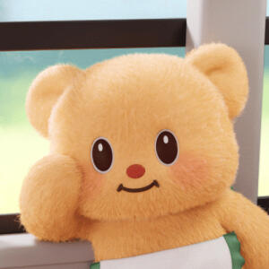 可爱的黄油小熊表情包来咯