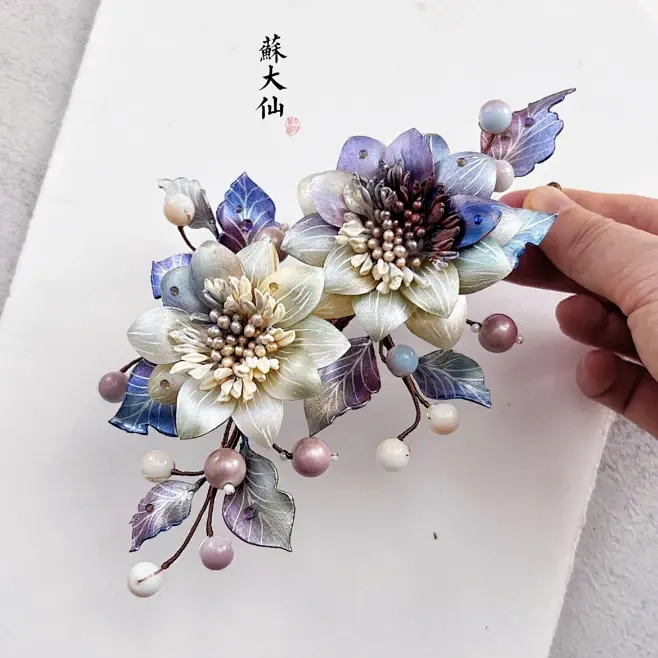 中式首饰 花与饰