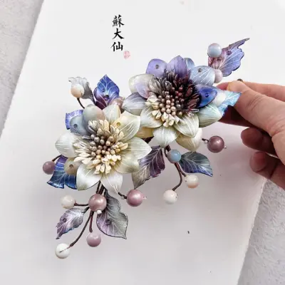 中式首饰 花与饰