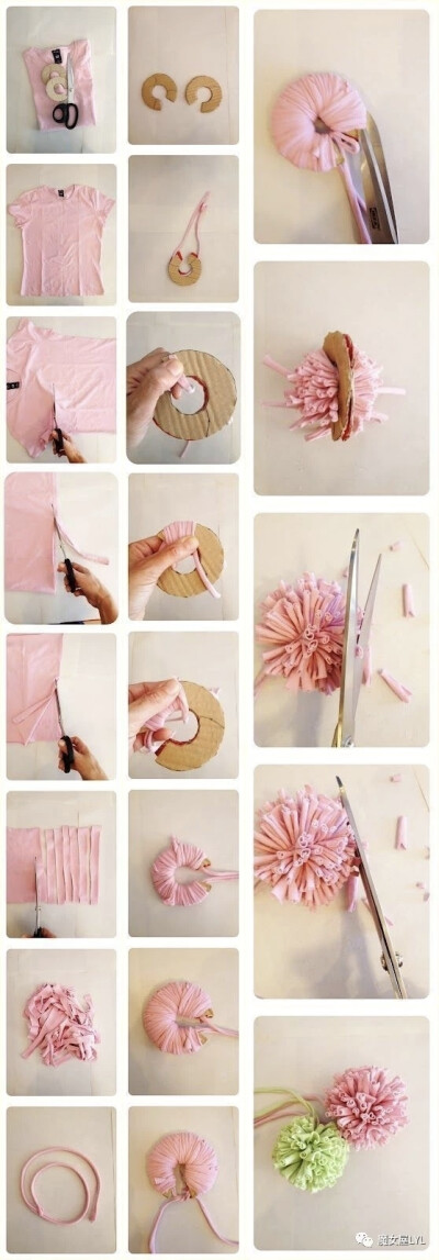 DIY教室——如何用废布料造花