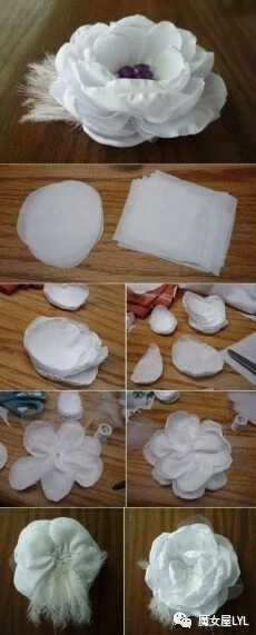 DIY教室——如何用废布料造花