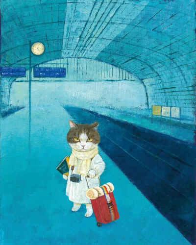 插画师：Naoko Machida是日本知名的绘本作家、插画师。