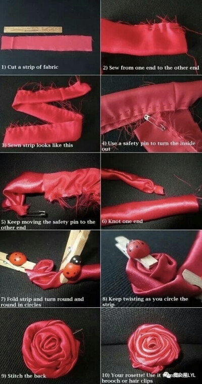 DIY教室——如何用废布料造花