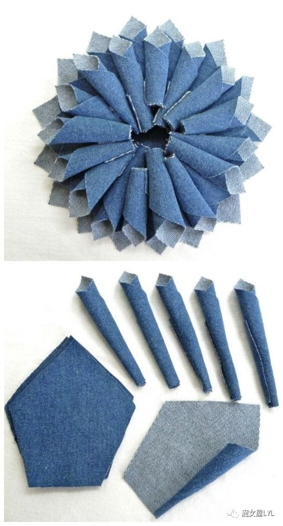 DIY教室——如何用废布料造花