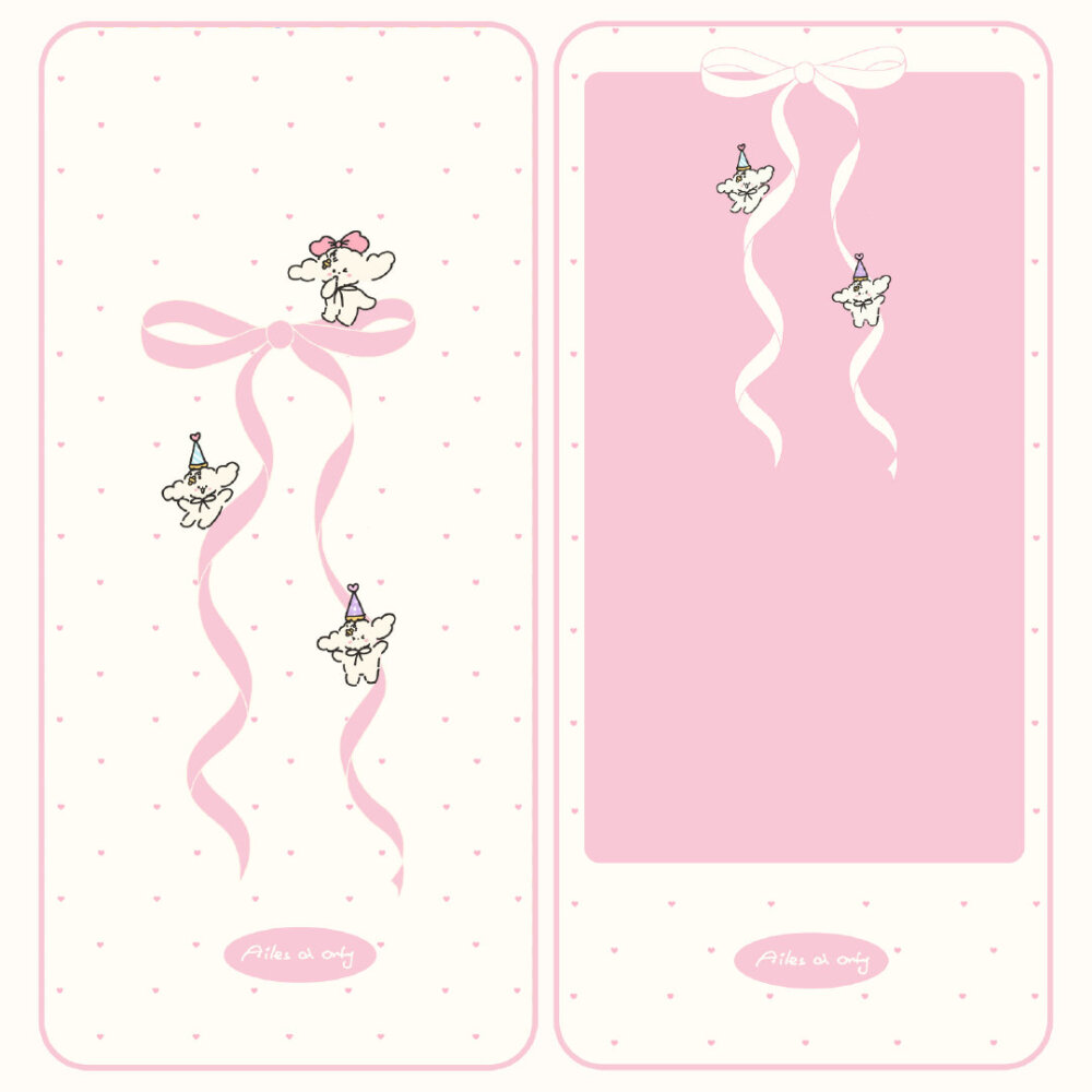 蝴蝶结手机壁纸锁屏套图