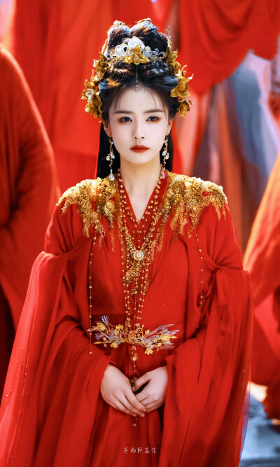 临江仙｜李青月/花如月
cr：苍狗照落花