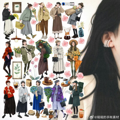 手帐打印素材
by：瑶瑶的手帐