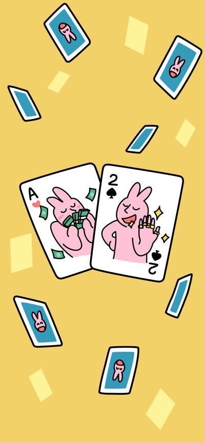 粉红兔子