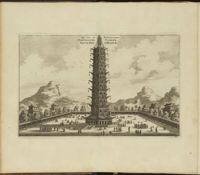 1655年，荷兰东印度公司首次派使节团访问大清国，随行画家约翰·尼霍夫在中国旅行期间，画的 “南京大报恩寺琉璃塔”版画在欧洲出版后，很快被誉为“欧洲最知名的中国建筑”，曾被广泛地复制到欧洲各类出版物、室内装…