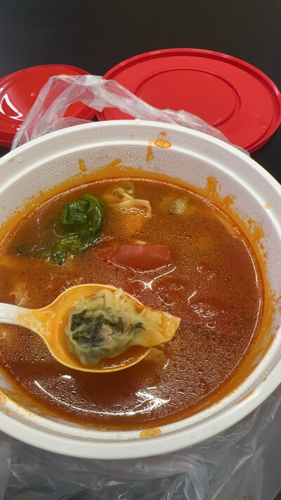 番茄味的云吞