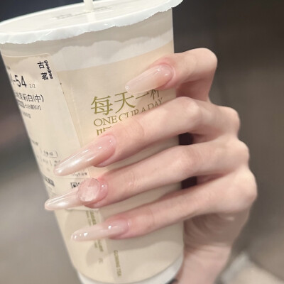 好喜欢这种美甲 给自己也存着下次做