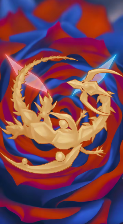 网友自制AI扩图，魔法卡，异色眼融合。游戏王Arc-V。(侵权删)