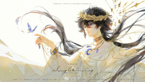 清茗，插画，壁纸，清新，少女，唯美，可爱，梦幻