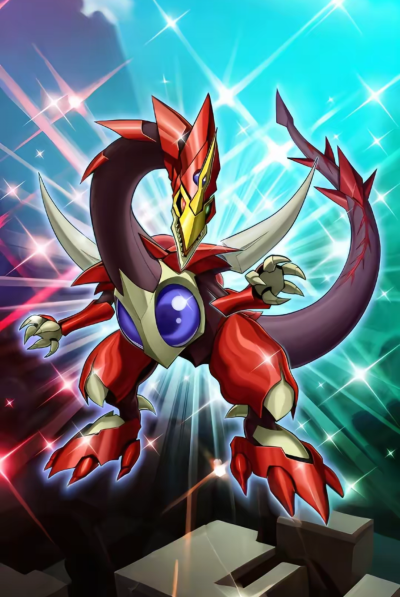 网友自制AI扩图，龙族/效果，异色眼龙。游戏王Arc-V。(侵权删)