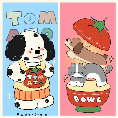 美式卡通涂鸦壁纸