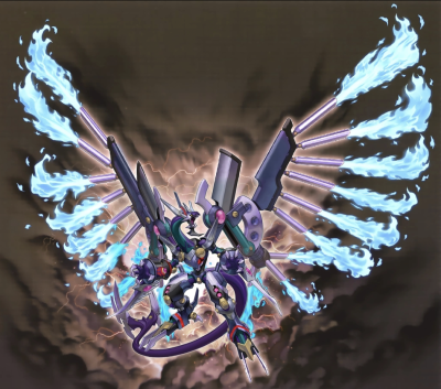 超量召唤，弧叛逆超量龙。游戏王Arc-V。(侵权删)