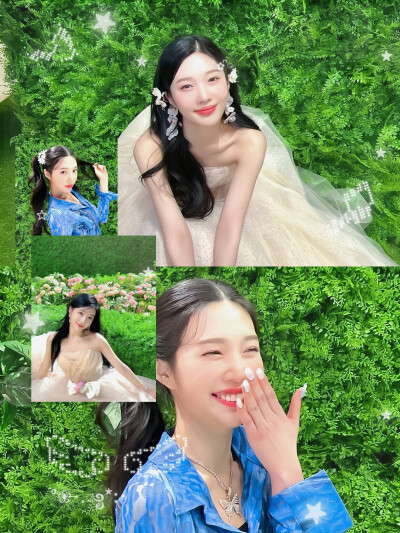 •The princess among the flowers
