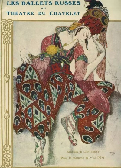 Léon Bakst
1866年1月27日——1924年12月28日
是上世纪俄罗斯芭蕾舞团的著名服装造型设计师，他的异国情调，色彩丰富的舞台服饰，为谢尔盖·达基列夫的俄罗斯芭蕾舞团增色。
今天就来看些他的作品，首先，他是一个…