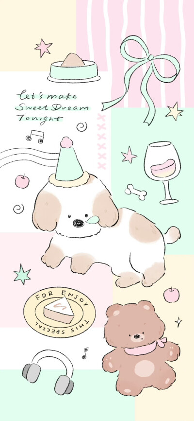 ins风韩版卡通涂鸦
狗狗系列壁纸