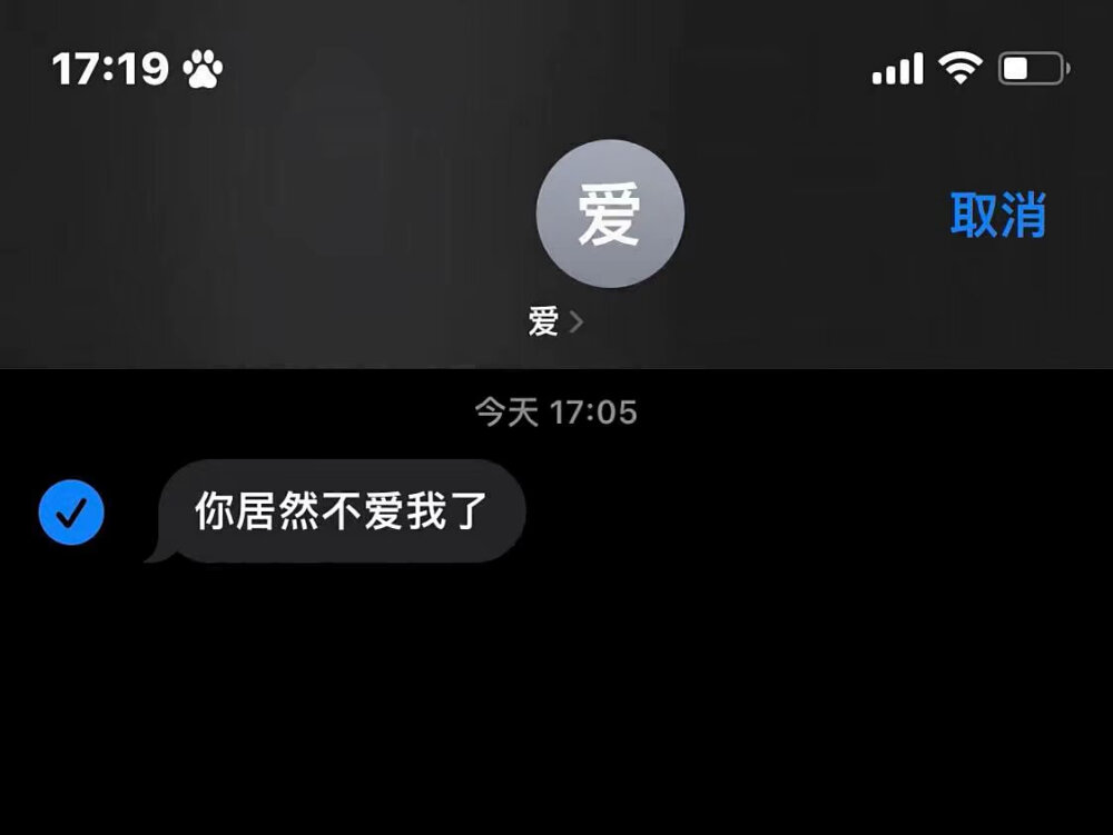 我本想下完这场雨就去找你的 哪知道这场雨绵绵不绝imessage消息