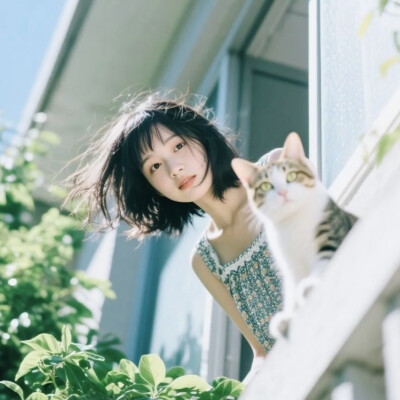 干净 女头