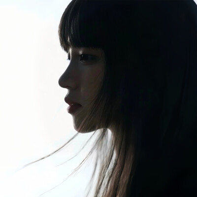 干净 女头