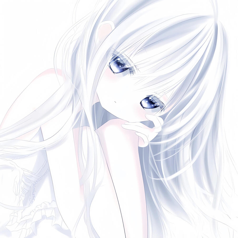 动漫女生头像ai调色