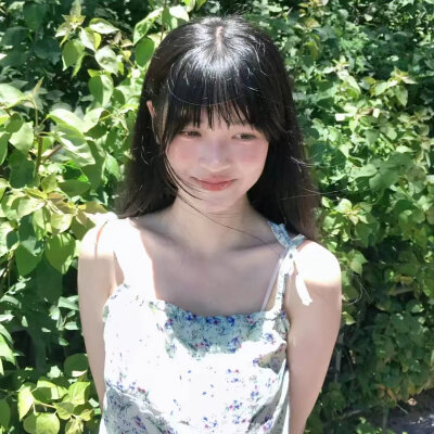 绿色女头